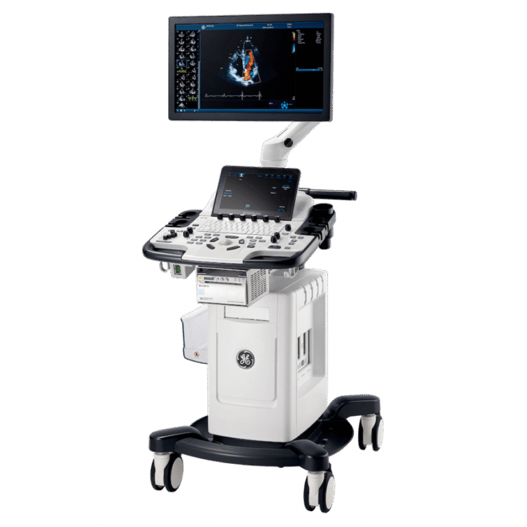 GE Vivid T8 ultrasound system — photo of the model