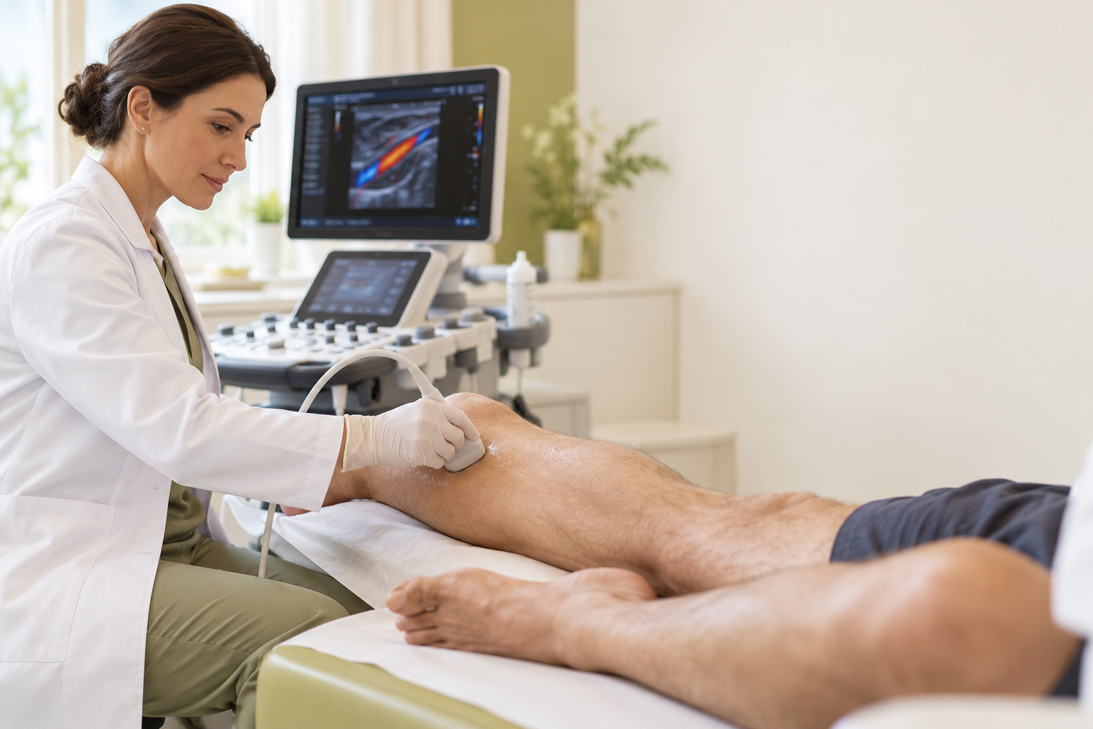 Kāju asinsvadu dupleksā skenēšana medicīnas centrā Grand Medical