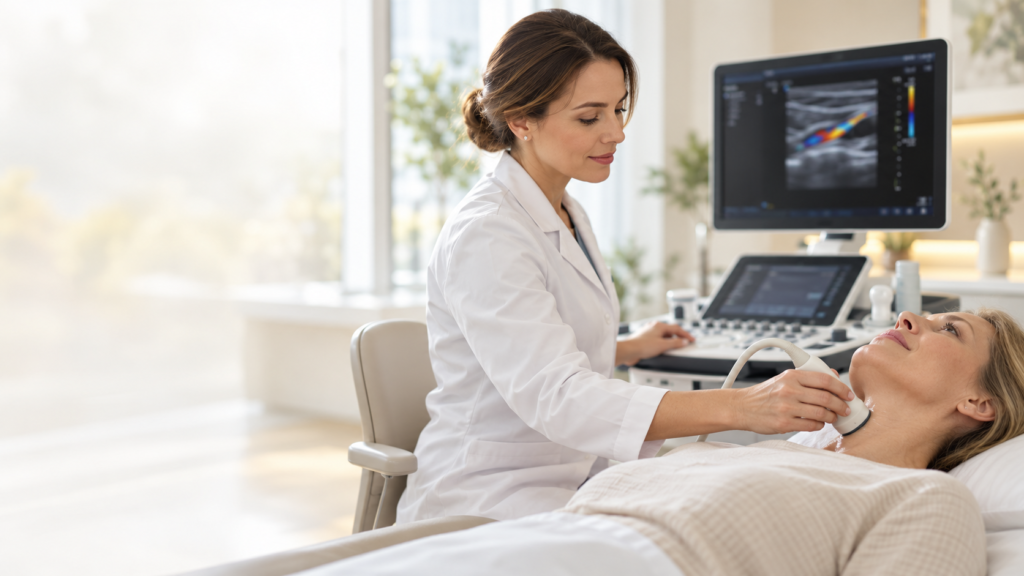 Galvas un kakla asinsvadu ultraskaņa un doplerogrāfija Grand Medical klīnikā