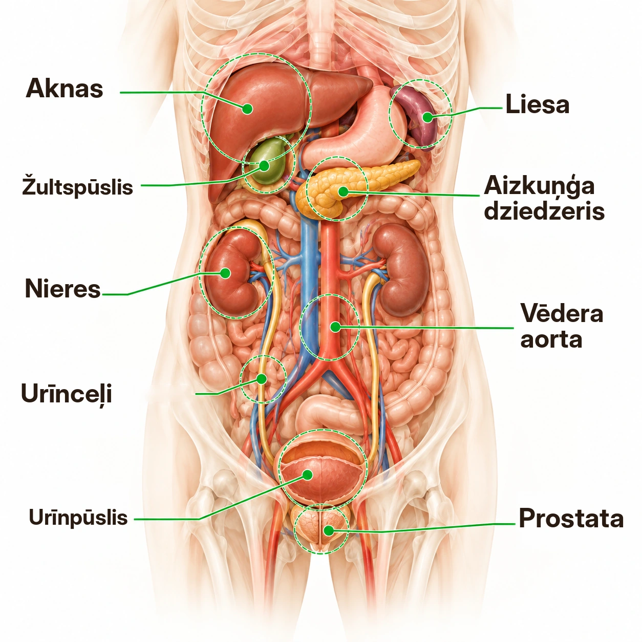 Vēdera dobuma orgānu ultrasonogrāfija Grand Medical Rīgā
