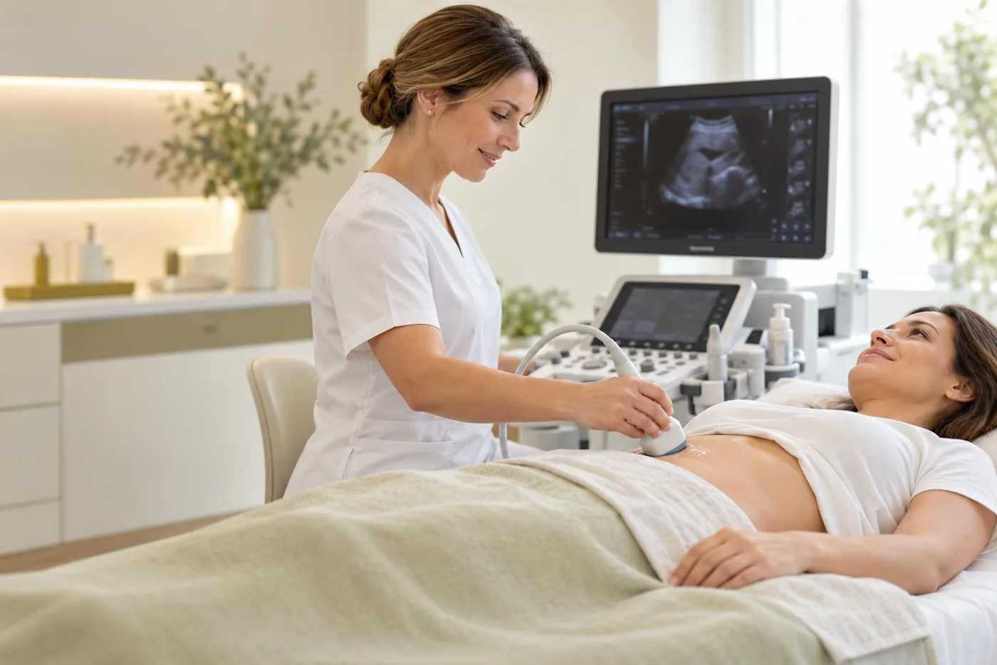 Abdominal ultrasound as part of a comprehensive health check-up